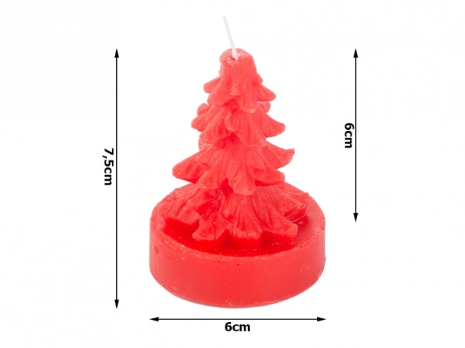 Kerstgeurkaars in de vorm van een boompje