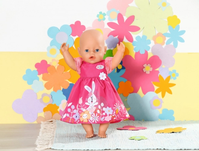 BABY born Jurkje met bloemetjes, 43 cm