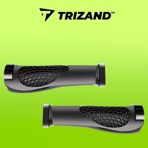 Profiled Bicycle Handlebar Grips - Pair
