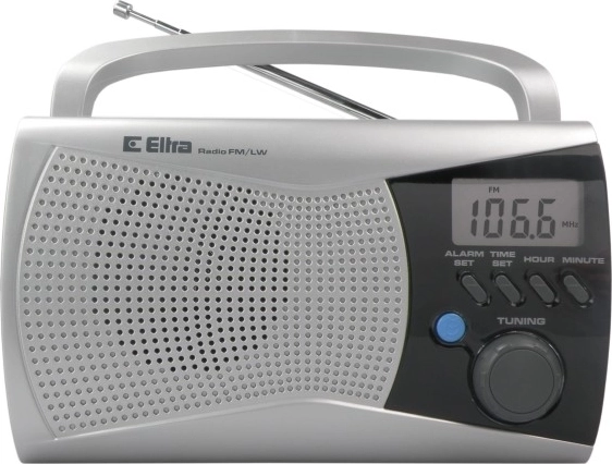 Draagbare radio KINGA 2 zilver