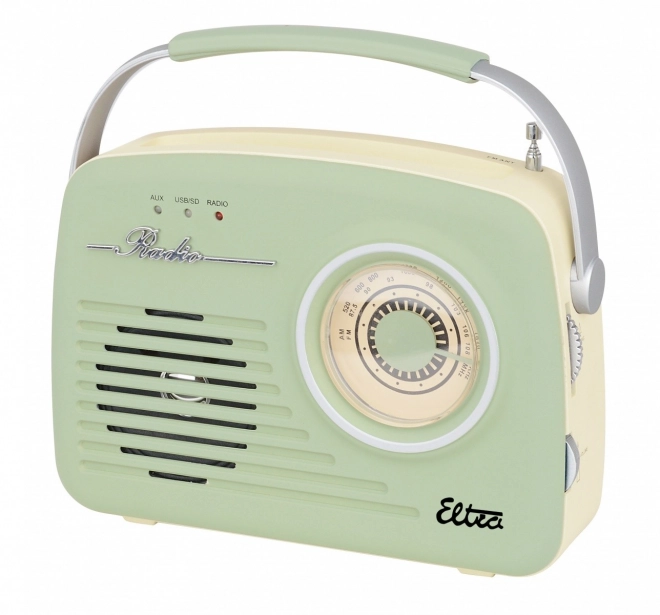 Retro-Radio LUIZA SP-11 MP3 USB SD Mentholfarben