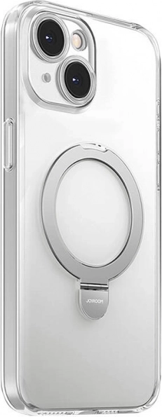 Magnetic protective case for iPhone 15 transparent