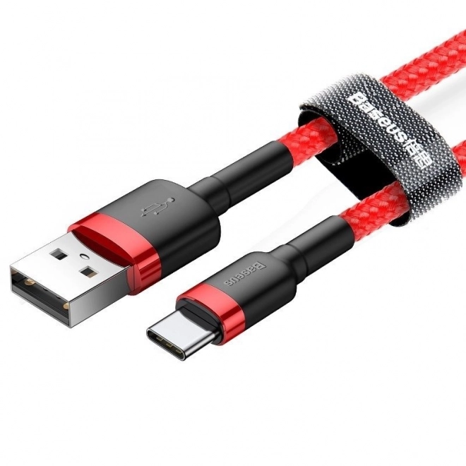 Baseus Cafule USB-C kabel 2A 3m - rood