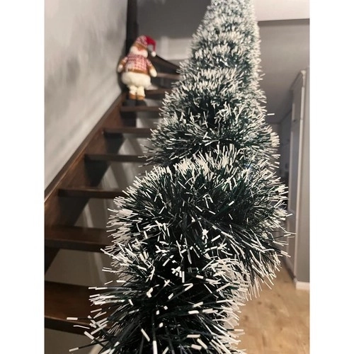 Kerstkrans met sneeuwimitatie 6 m Ruhhy 22310