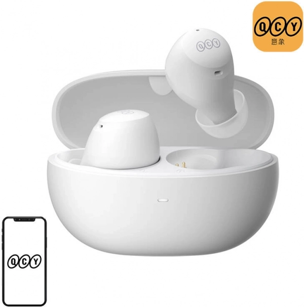 Wireless Headphones QCY ArcBuds ANC White