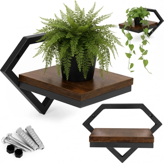 Stabile Stahlkonstruktion mit 10 kg Tragfähigkeit