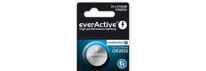 EverActive lithiumbatterij CR2032 blister 1 stuk