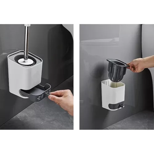 Ruhhy siliconen toiletborstel voor badkamer 23808