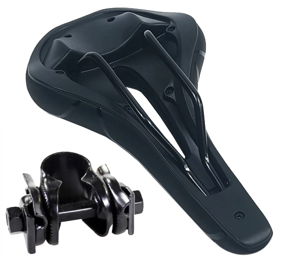Comfortabel sportzadel voor de fiets met schuimvulling