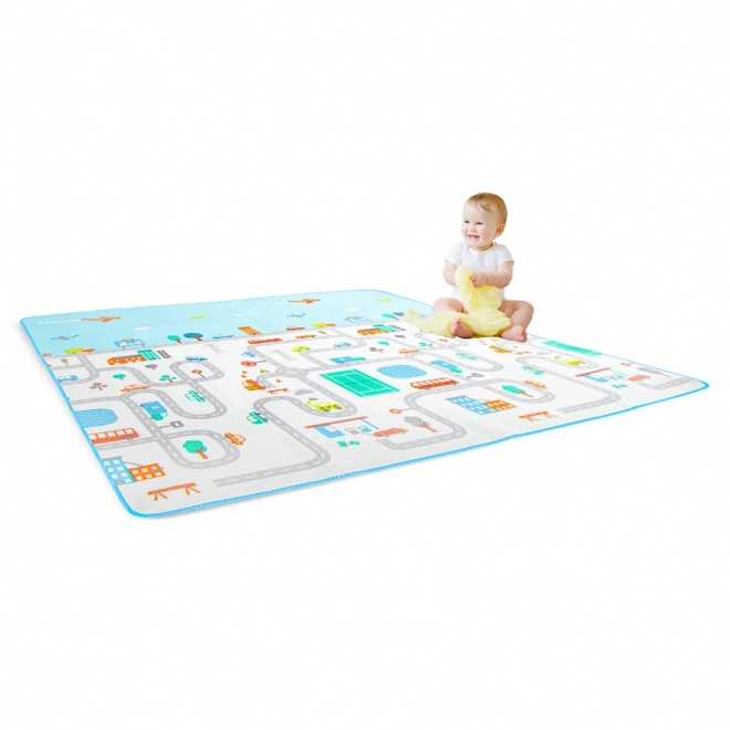 Faltbare Spielmatte Stadt 180 x 200