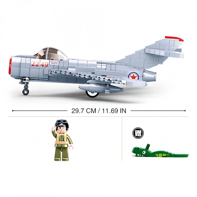 Sluban Bouwpakket Straaljager MiG-15