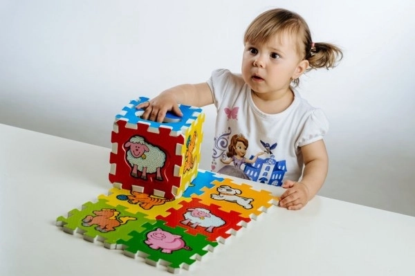 Schuimpuzzel mijn eerste dieren