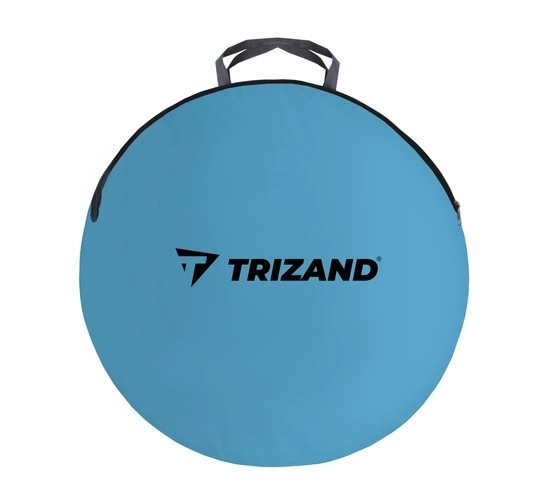 Strandtent 220x120x90cm - turquoise - grijs