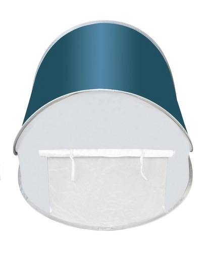 Blauw-grijze strandtent - 145 x 100 x 70 cm