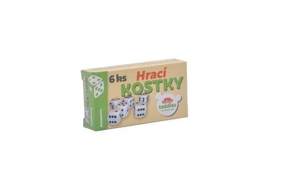 Set van 6 dobbelstenen