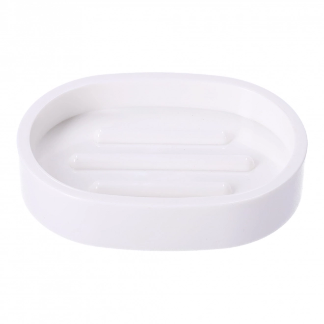 Ensemble d'accessoires de salle de bain 5 pièces BERRETTI, blanc + bois