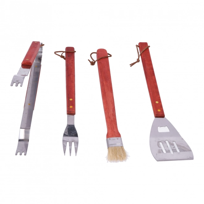 Set van 4-delige grillgereedschap