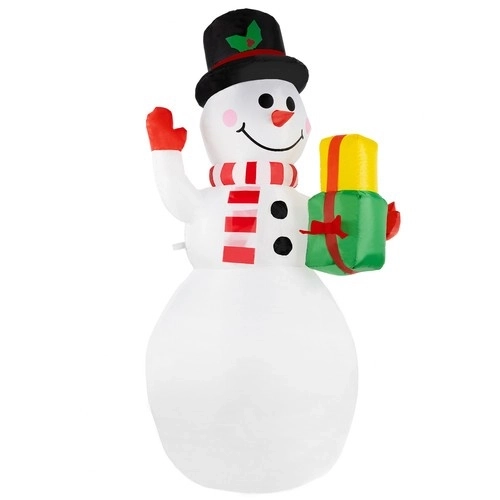 Leuchtender LED-Schneemann - Multicolor