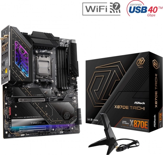 Moederbord ASRock Taichi X870E (AM5, DDR5, M.2, E-ATX)