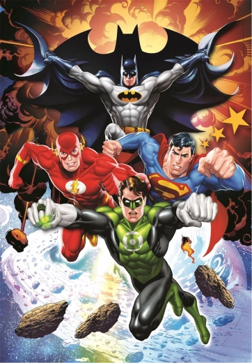 CLEMENTONI Puzzle DC COMICS: To the Battle! 104 pieces