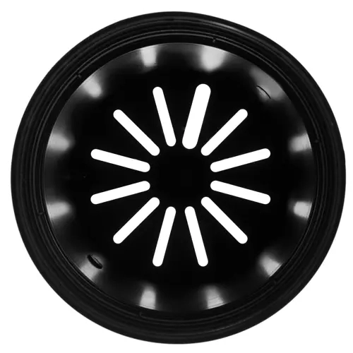 Set mit schwarzen Plastikblumentöpfen - 500 Stück