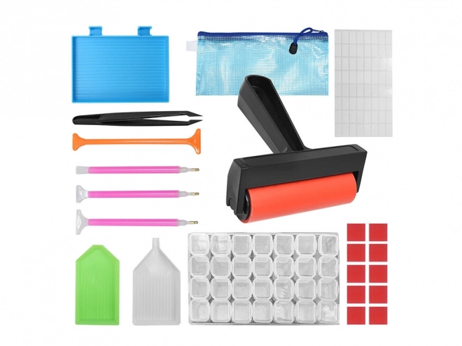 Set van diamanten borduuraccessoires