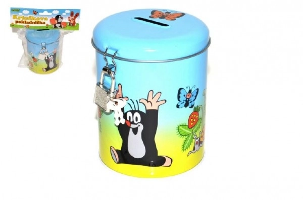 Metal Piggy Bank with Little Mole and Friends
