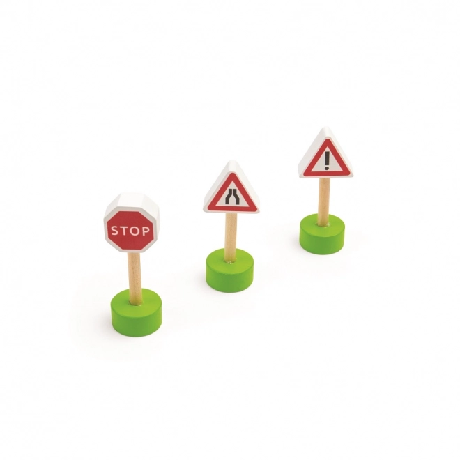 Bigjigs Rail Houten Treinbaan met Plattelandsweg 80 stuks