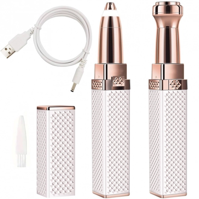 Épilateur et taille-crayon sourcils femme