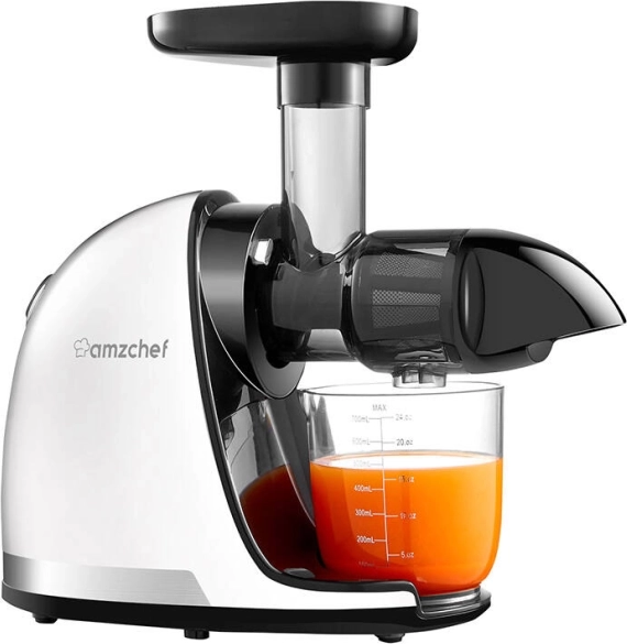 Extracteur de jus AMZCHEF blanc