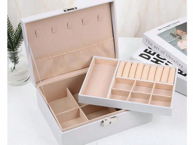 Elegant Jewelry Box Organizer with Key
