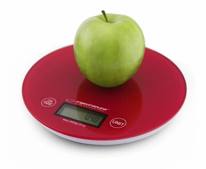 Keukenweegschaal MANGO rood