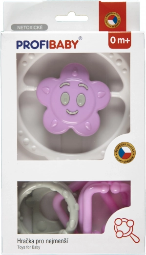 Rattle Set – Chain and Star/Flower, Colorful
