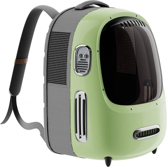 PetKit Breezy 2 Travel Backpack for Pets (Green)