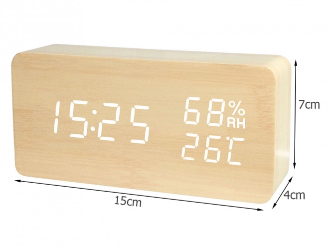Moderner elektronischer Wecker mit USB