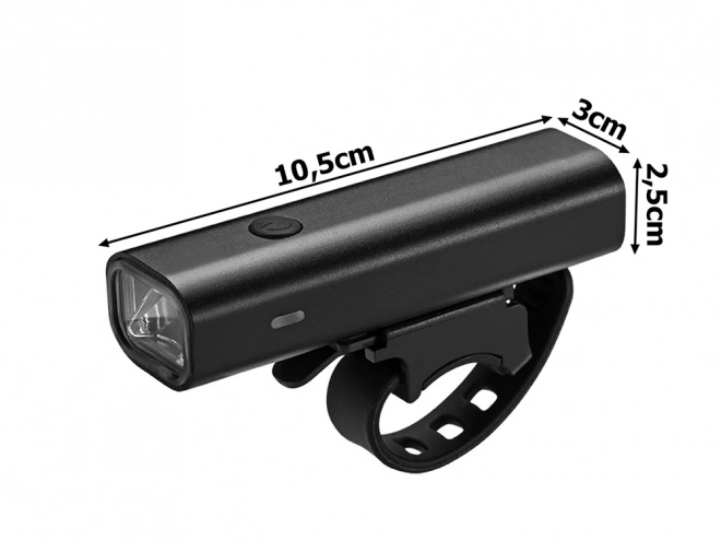 Waterdichte voorste LED fietslamp met oplaadbare batterij