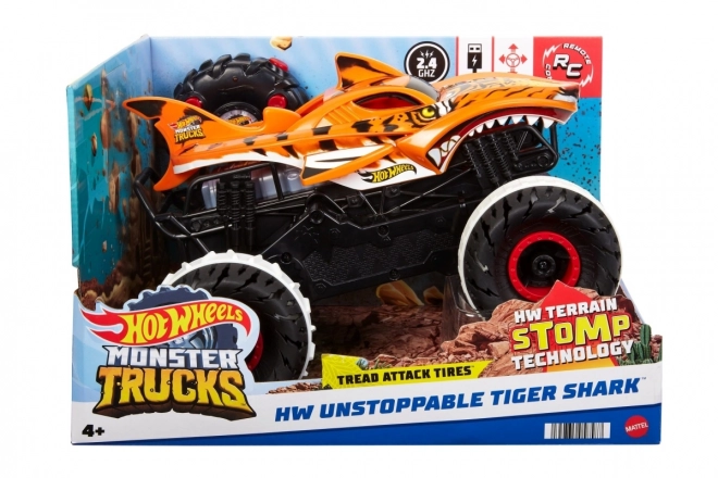 Hot Wheels RC Monster Truck Tijgerhaai