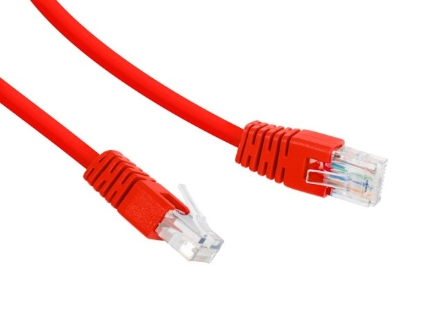Patchkabel Cat.6 UTP 5m rood