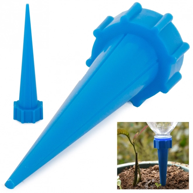 Bloempot-bewateringssysteem met flessen