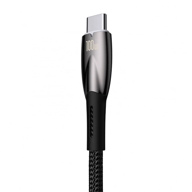 Kabel USB-C Baseus Glimmer 100 W, 2m zwart