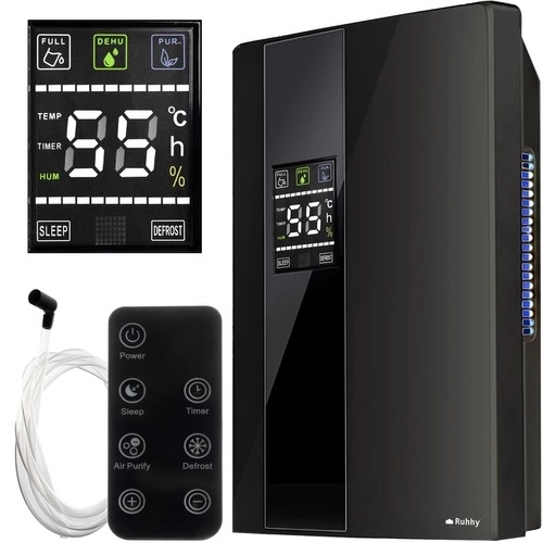 Air Dehumidifier with Hygrostat and LCD Display