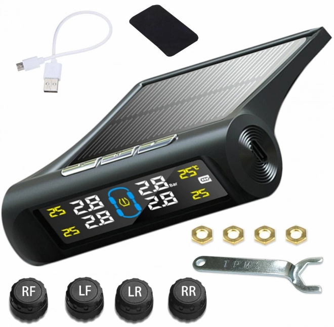 TPMS Tire Pressure and Temperature Sensor Set