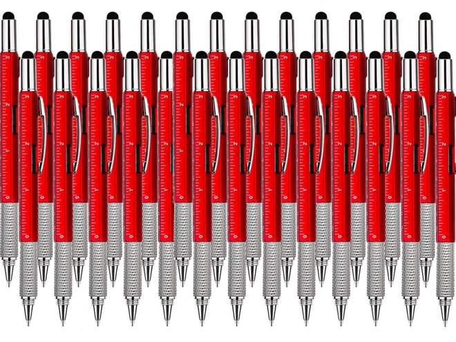 Multifunctional Pen Screwdriver Multitool 6-in-1 with Level and Clip