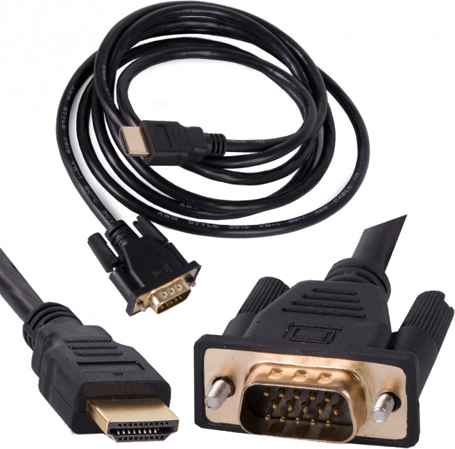 HDMI-naar-VGA kabel 2 m, Full HD, vergulde connectoren