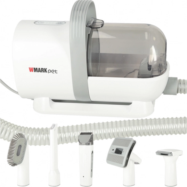 WMARK Pet dierenhaarstofzuiger met groomingset