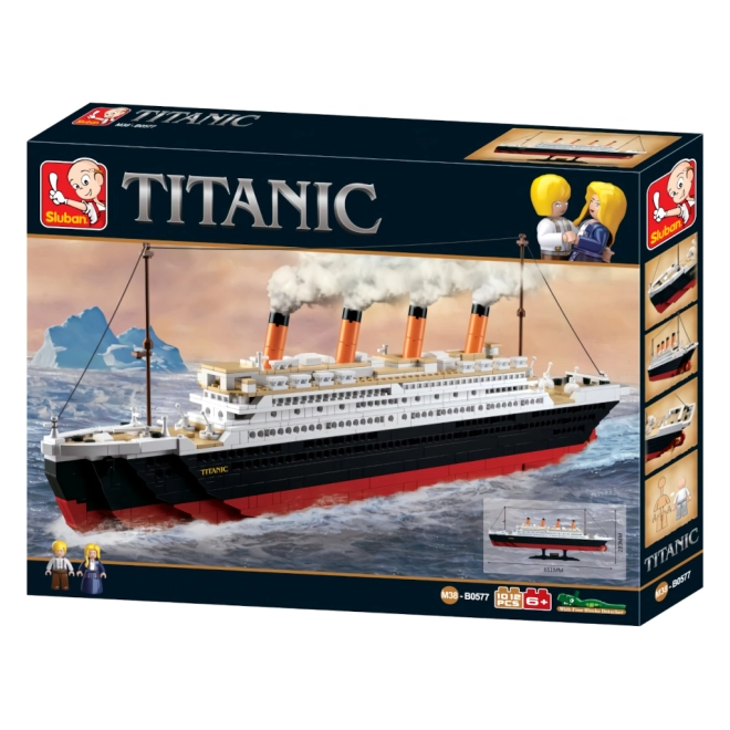 Iconic Titanic as a SLUBAN building set