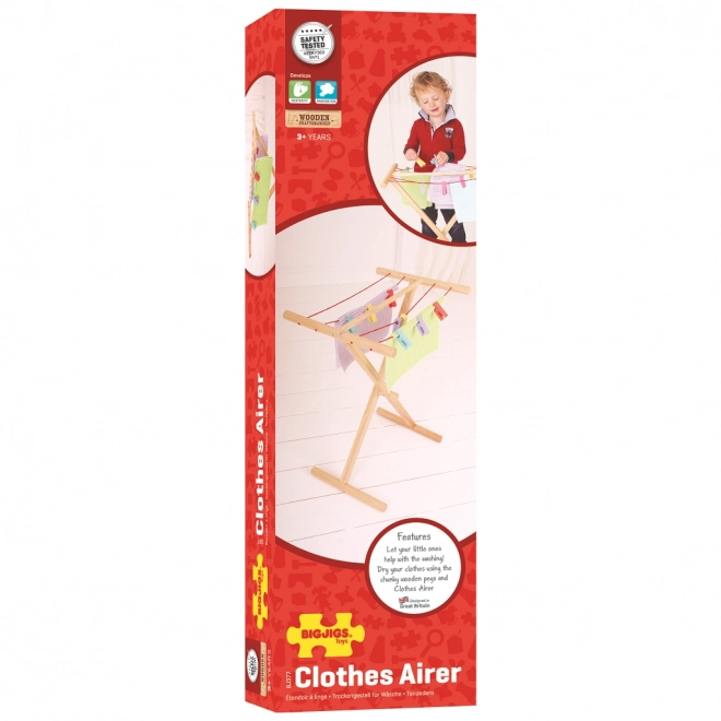 Houten droogrek voor wasgoed Bigjigs Toys