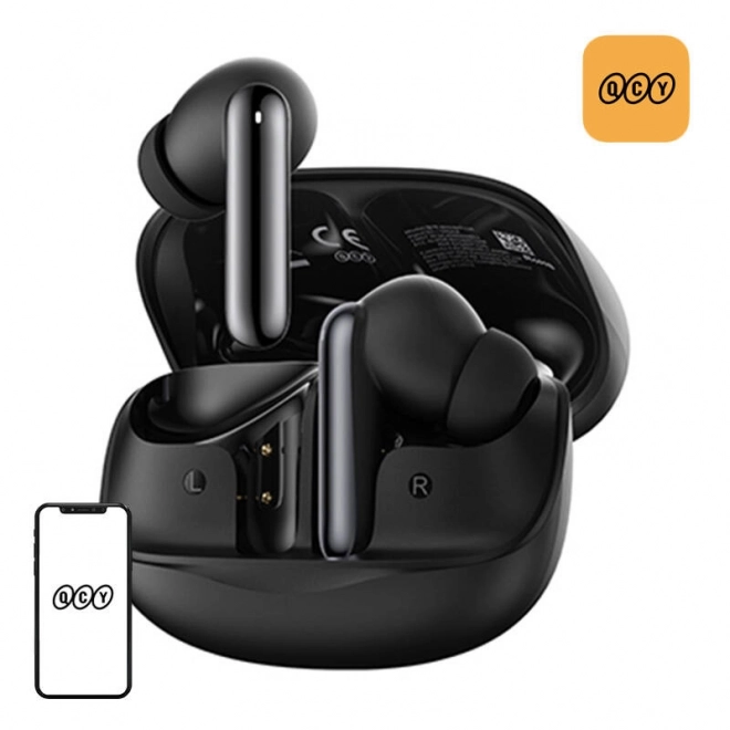 Kabellose Kopfhörer QCY MeloBuds HT12 Schwarz