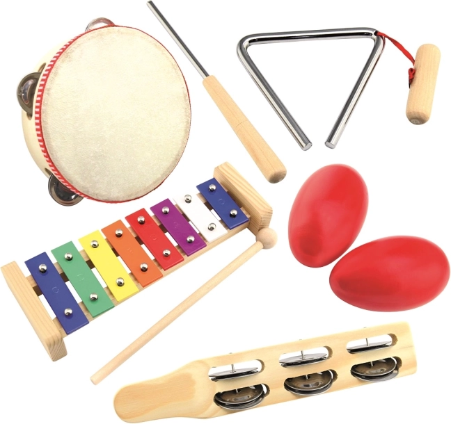 Versatile set for first music-making