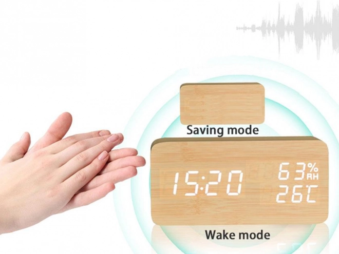 Moderner elektronischer Wecker mit USB